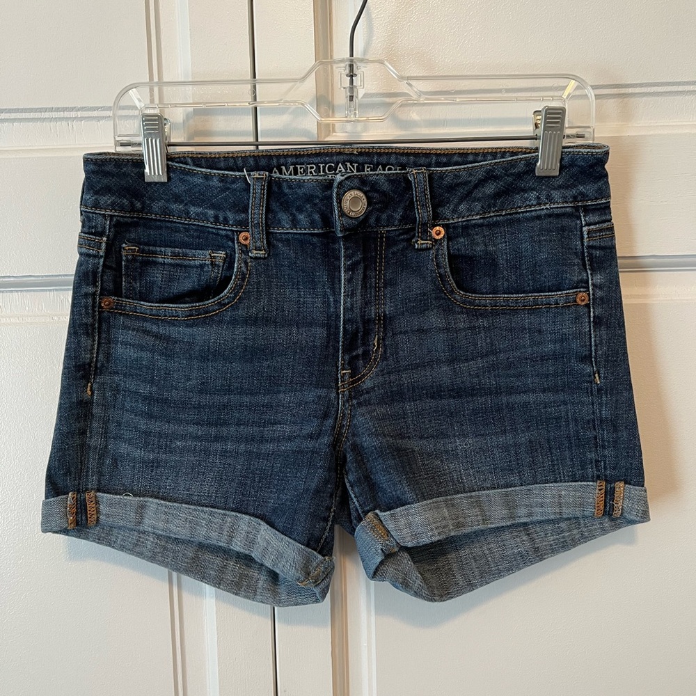 AEO denim shorts